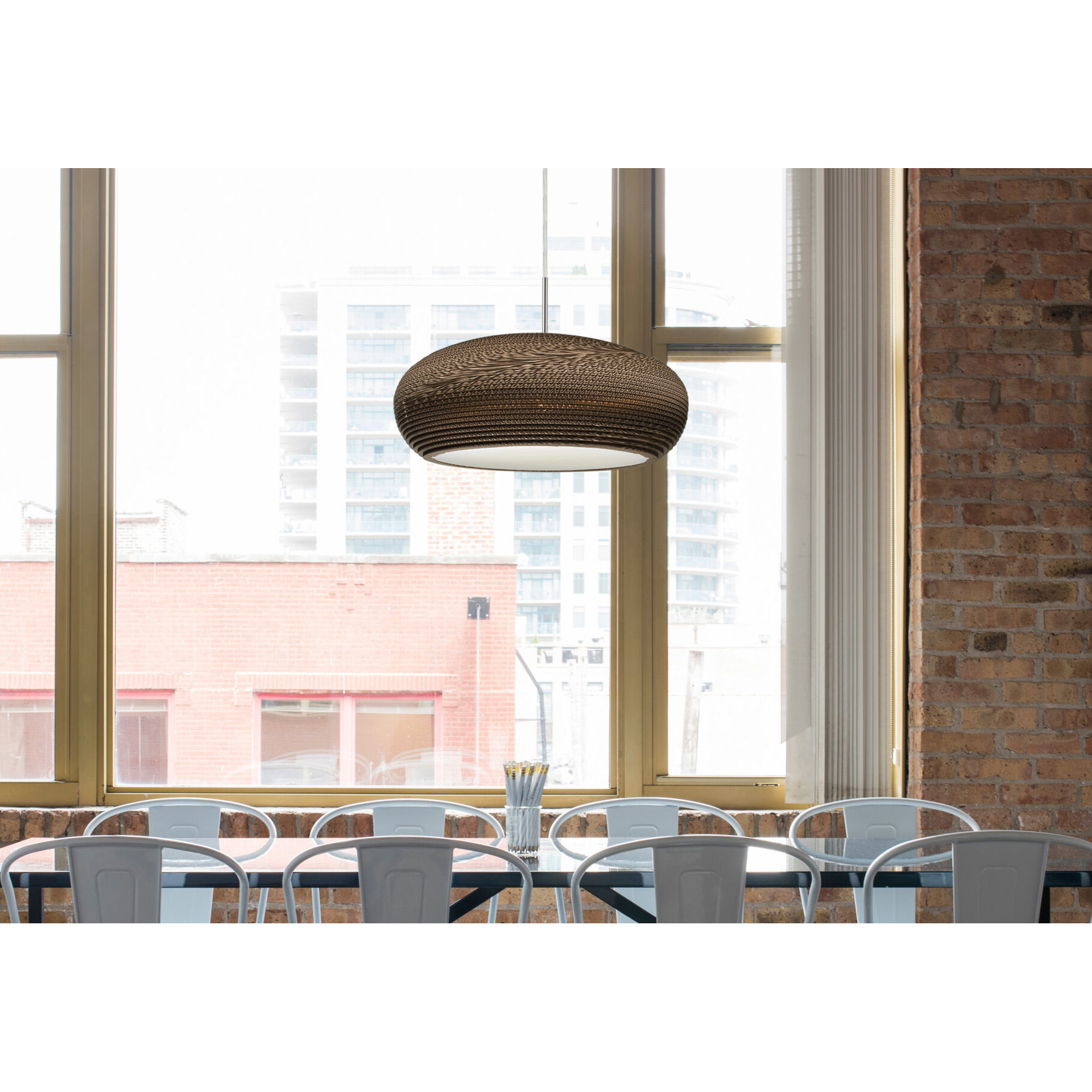 Venus LED Black Cord Pendant Ceiling Light