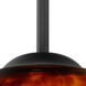 Bolla 1 Light Black Cord Pendant Ceiling Light