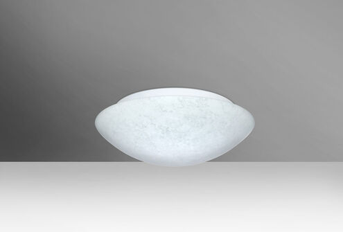 Nova 10 1 Light 10 inch Flush Mount Ceiling Light in Incandescent, Carrera Glass