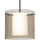 Pahu 12 LED Black Stem Pendant Ceiling Light