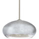 Brio 14 1 Light Satin Nickel Stem Pendant Ceiling Light