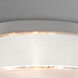 Pica 14 LED 11 inch Flush Mount Ceiling Light in White Sand Glass