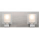 Bolo 2 Light 14 inch Satin Nickel Vanity Light Wall Light
