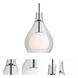 Elle 11 LED Black Cord Pendant Ceiling Light