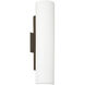 Darci 16 2 Light 5 inch Bronze ADA Wall Sconce Wall Light in Incandescent