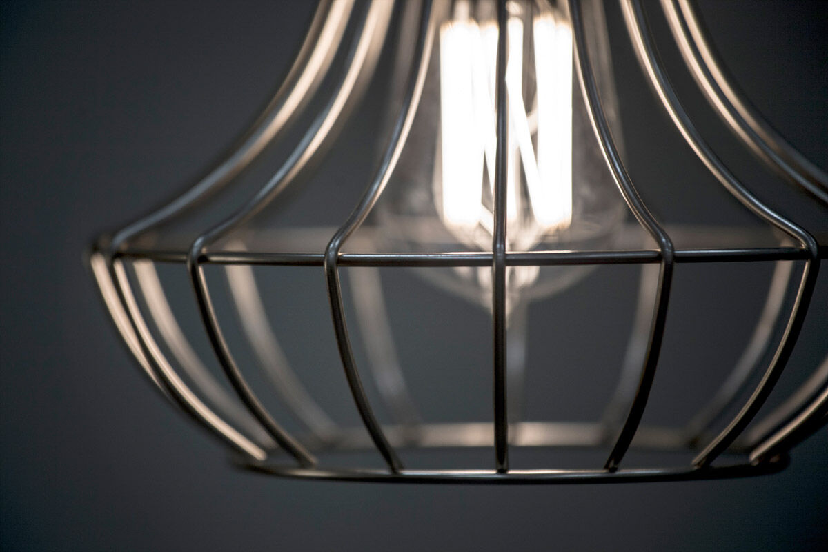 Spezza 7 1 Light Satin Nickel Stem Pendant Ceiling Light