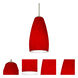 Chrissy LED Satin Nickel Cord Pendant Ceiling Light