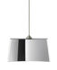 Groove 1 Light Satin Nickel Pendant Ceiling Light in Halogen 