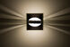 Optos LED 5 inch Chrome Wall Sconce Wall Light in Frost Glass