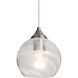 Jilly 1 Light Satin Nickel Pendant Ceiling Light