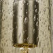 Juni 10 1 Light Satin Nickel Stem Pendant Ceiling Light in Latte Bubble Glass