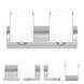 Rise 2 Light 15 inch Satin Nickel Vanity Lighting Wall Light in Incandescent