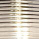Kristall 8 LED Black Cord Pendant Ceiling Light