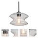 Zen 1 Light Black Cord Pendant Ceiling Light
