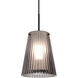 Dion 1 Light Black Cord Pendant Ceiling Light