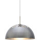 Gordy LED Satin Nickel Cord Pendant Ceiling Light
