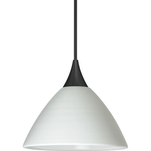 Domi 1 Light Black Cord Pendant Ceiling Light