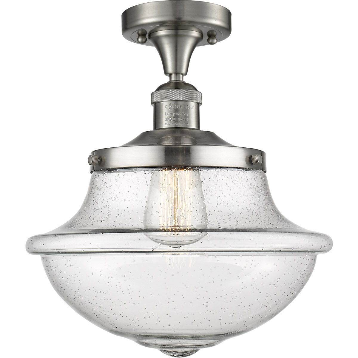 Franklin Restoration Large Oxford 1 Light 12.00 inch Semi-Flush Mount