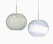 Luna 1 Light Satin Nickel Stem Pendant Ceiling Light