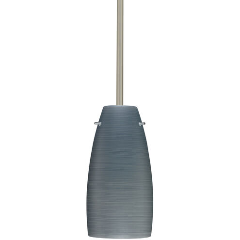 Tao 10 1 Light Satin Nickel Stem Pendant Ceiling Light