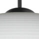 Lasso 1 Light Black Cord Pendant Ceiling Light