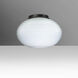 Pape 10 LED 10.25 inch Black Semi-Flush Mount Ceiling Light
