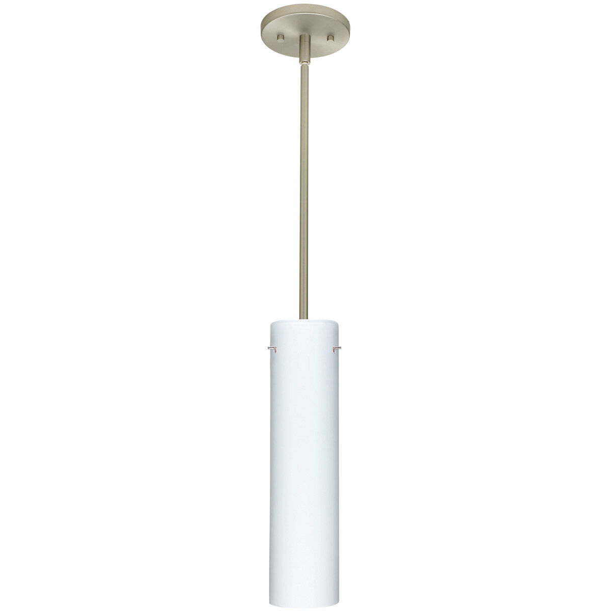 Stilo 16 1 Light Satin Nickel Stem Pendant Ceiling Light