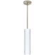 Stilo 16 1 Light Satin Nickel Stem Pendant Ceiling Light