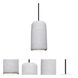 Glide LED Black Cord Pendant Ceiling Light