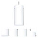 Stilo 12 LED Satin Nickel Cord Pendant Ceiling Light