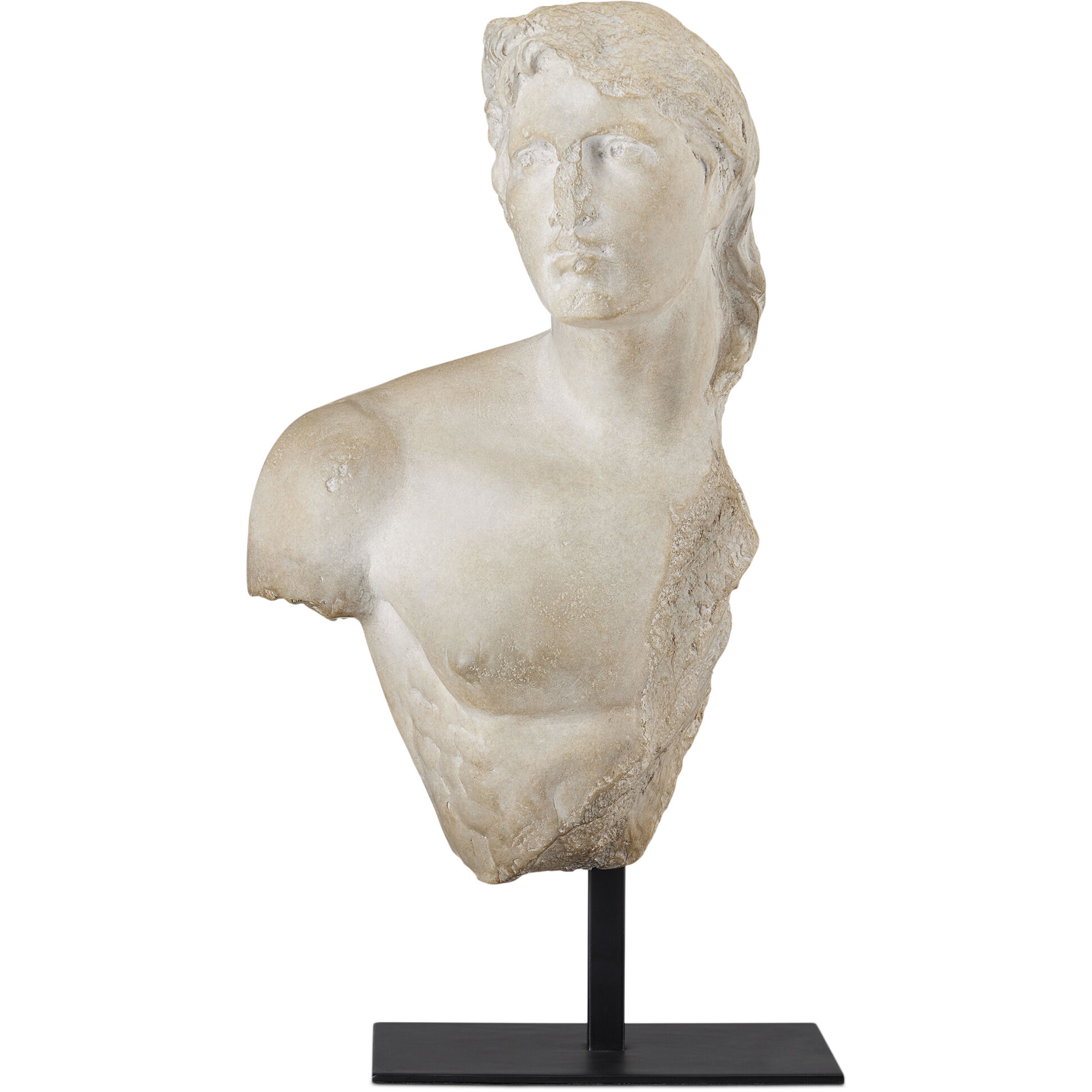 Young Royal Greek Torso 18 X 10.5 inch Sculpture