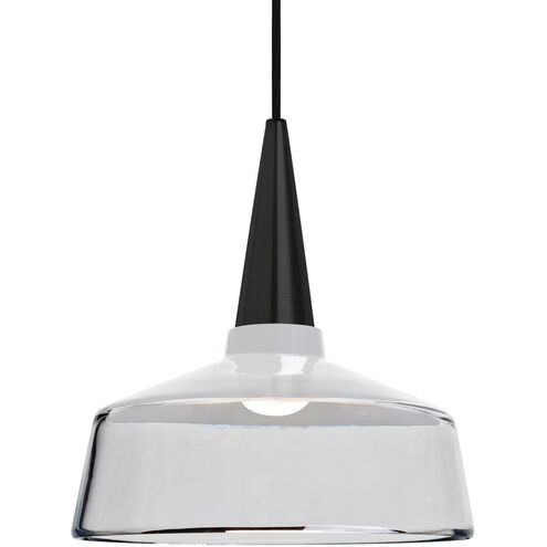 Baron 1 Light Black Pendant Ceiling Light