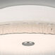 Paco 12 LED 12 inch Flush Mount Ceiling Light in Opal with Smoke Stone Glass