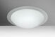 Ring 15 2 Light 16 inch Flush Mount Ceiling Light in Incandescent, White/Clear Ring Glass