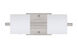 Paolo LED 15 inch Satin Nickel Vanity Lighting Wall Light in Opal Matte Glass