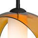 Plato 1 Light Black Stem Pendant Ceiling Light