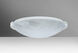 Trio 16 LED 16 inch White Flush Mount Ceiling Light in Marble Glass