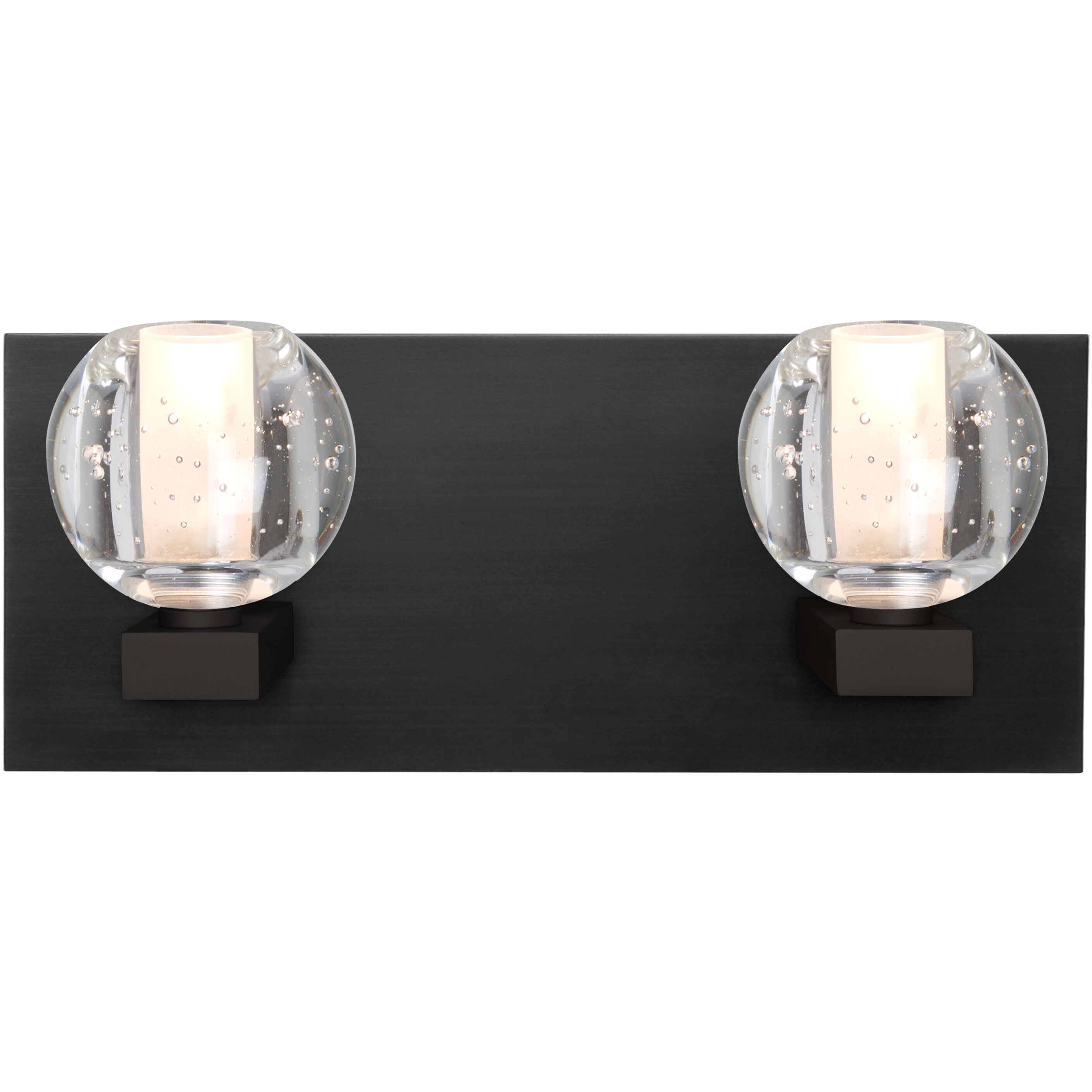 Boca 3 2 Light 14 inch Black Vanity Light Wall Light