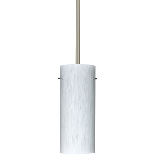 Stilo 10 1 Light Satin Nickel Stem Pendant Ceiling Light