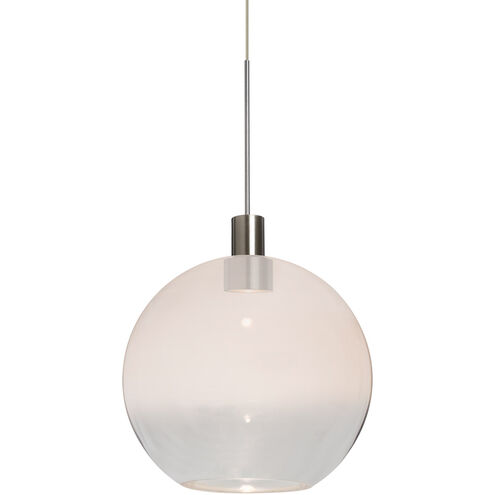 Newton 1 Light Satin Nickel Pendant Ceiling Light