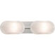 Cabo 2 Light 22 inch Satin Nickel Vanity Lighting Wall Light in Incandescent