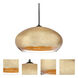 Brio 14 1 Light Black Cord Pendant Ceiling Light