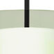 Pahu 12 LED Black Stem Pendant Ceiling Light