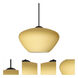 Peri 1 Light Black Cord Pendant Ceiling Light