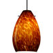Pera 6 LED Black Cord Pendant Ceiling Light