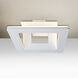Matrix LED 12 inch White Semi-Flush Mount Ceiling Light