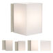 Tito 1 Light 5 inch Satin Nickel Mini Wall Sconce Wall Light in Incandescent, Opal Glass