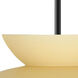 Trilo 15 1 Light Black Cord Pendant Ceiling Light