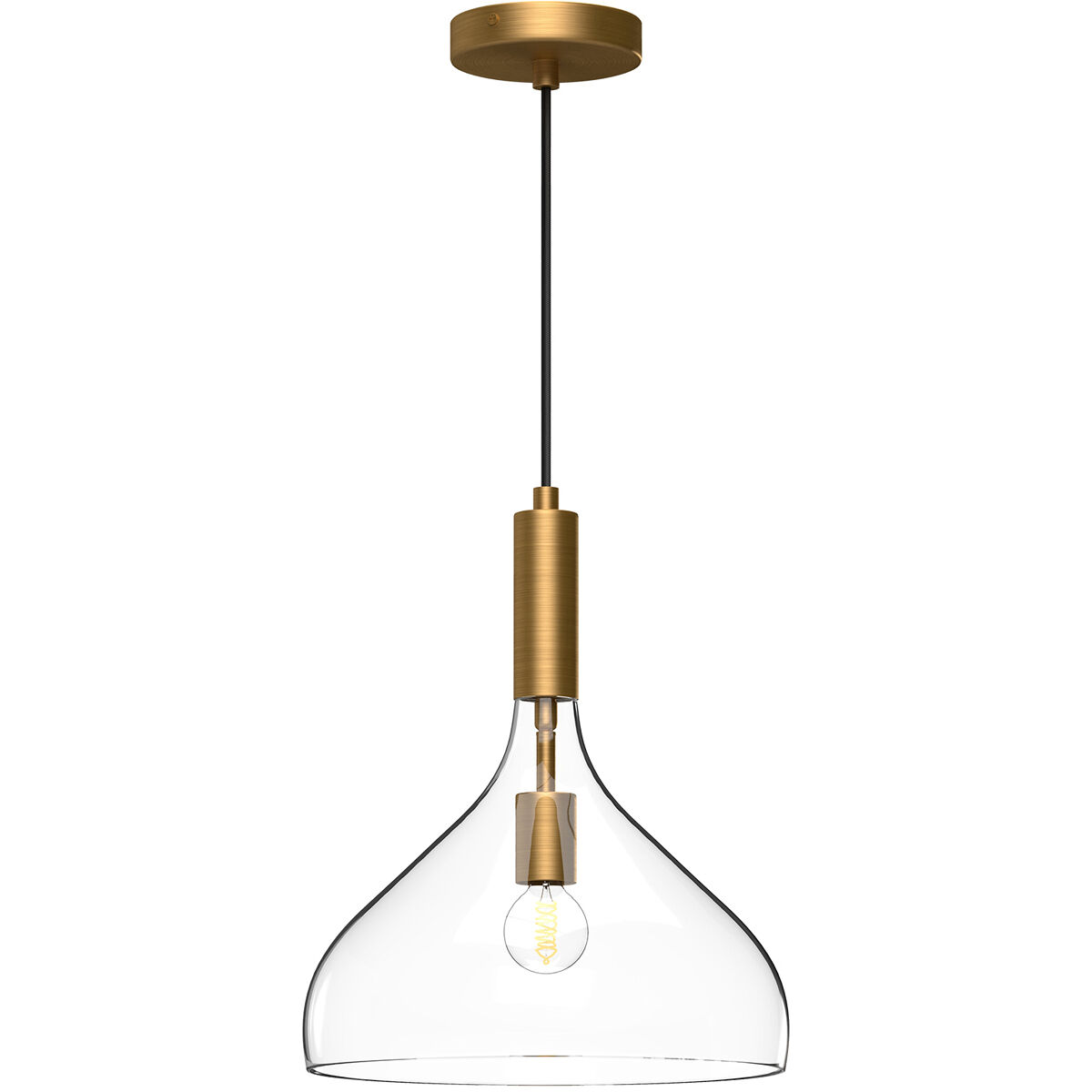 Alora Mood Belleview 1 Light 11.88 inch Pendant