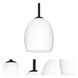 Lucia LED Black Stem Pendant Ceiling Light